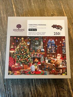 WENTWORTH 250 Christmas Morning P.D. Moreno Wooden Laser Cut Jigsaw Puzzle